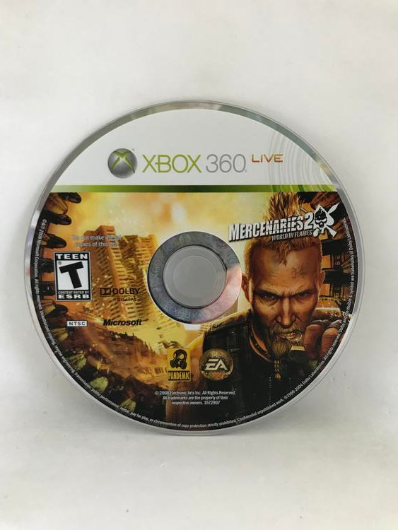 MERCENARIES 2 WORLD IN FLAMES (COMPLETE IN BOX)
