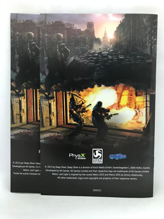 METRO LAST LIGHT (COMPLETE IN BOX) (usagé)