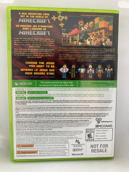 MINECRAFT STORY MODE (WITH BOX) (usagé)