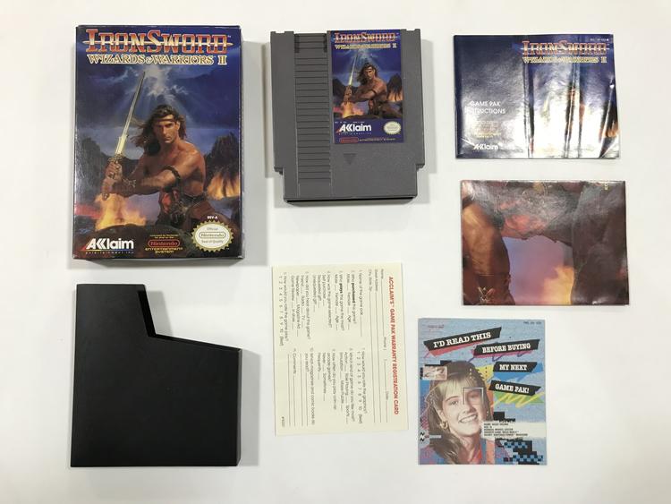 IRON SWORD WIZARDS & WARRIORS II (COMPLETE IN BOX) (usagé)
