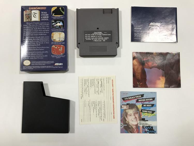 IRON SWORD WIZARDS & WARRIORS II (COMPLETE IN BOX) (usagé)