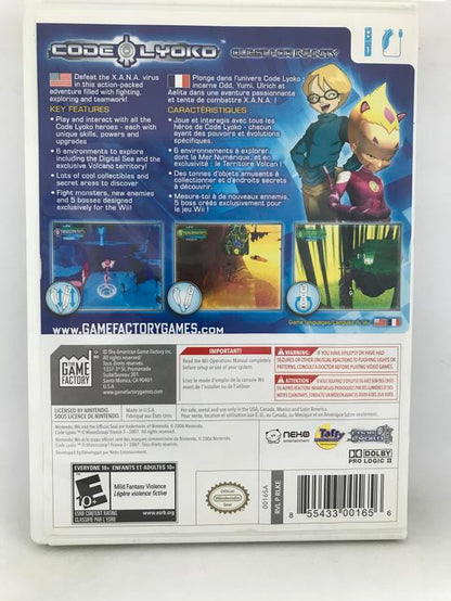 CODE LYOKO QUEST FOR INFINITY (COMPLETE IN BOX)
