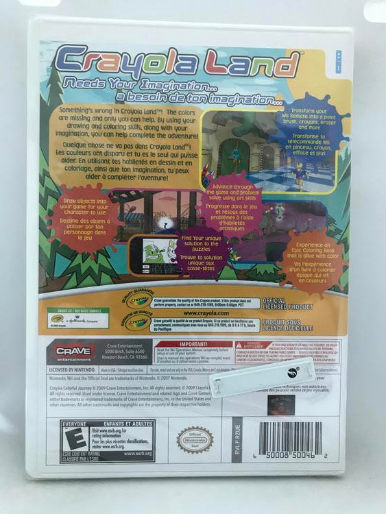 CRAYOLA COLORFUL JOURNEY (COMPLETE IN BOX) (usagé)