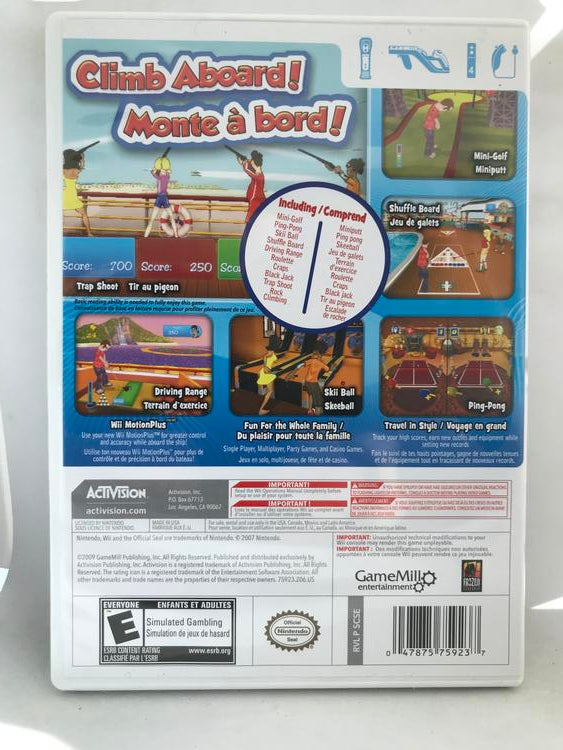 CRUISE SHIP VACATION GAMES (COMPLETE IN BOX) (usagé)