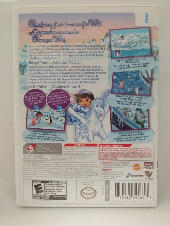 DORA THE EXPLORER DORA SAVE THE SNOW PRINCESS (COMPLETE IN BOX) (usagé)