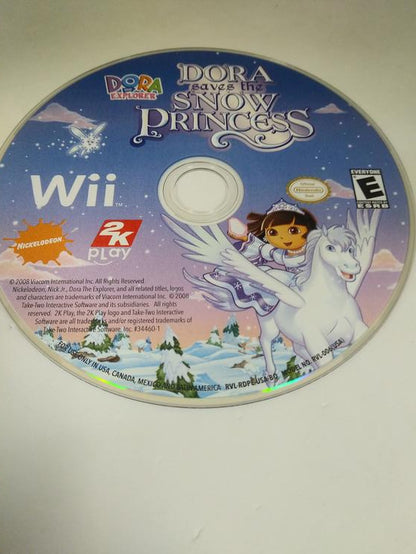 DORA THE EXPLORER DORA SAVE THE SNOW PRINCESS (COMPLETE IN BOX) (usagé)