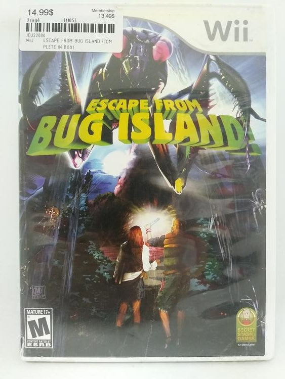ESCAPE FROM BUG ISLAND (COMPLETE IN BOX)