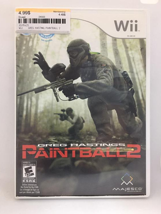 GREG HASTING PAINTBALL 2 (COMPLETE IN BOX) (usagé)