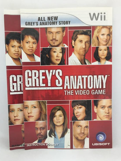 GREY'S ANATOMY THE VIDEO GAME (COMPLETE IN BOX)