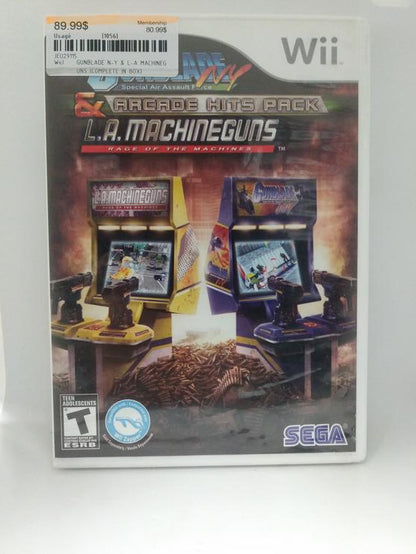 GUNBLADE N-Y & L-A MACHINEGUNS (COMPLETE IN BOX)