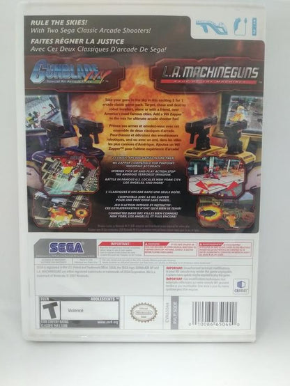 GUNBLADE N-Y & L-A MACHINEGUNS (COMPLETE IN BOX) (usagé)