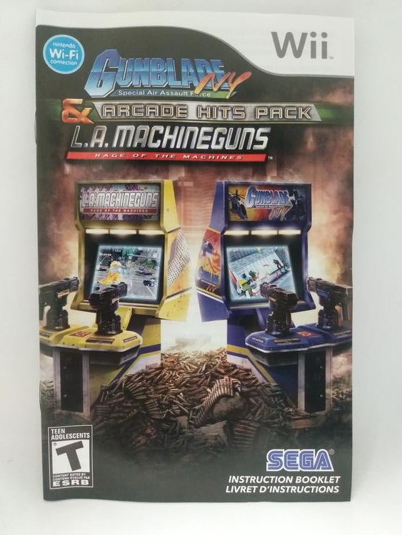 GUNBLADE N-Y & L-A MACHINEGUNS (COMPLETE IN BOX) (usagé)