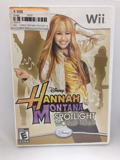 HANNAH MONTANA SPOTLIGHT WORLD TOUR (COMPLETE IN BOX)