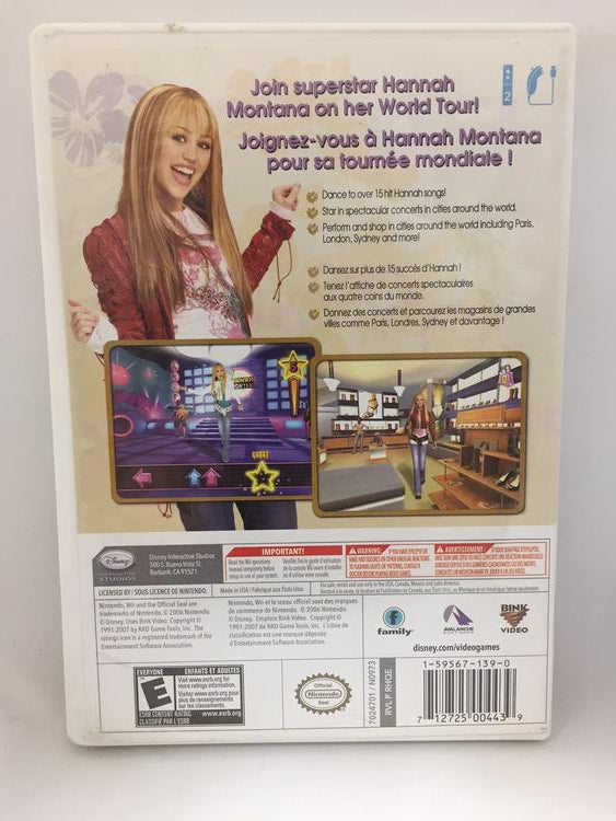 HANNAH MONTANA SPOTLIGHT WORLD TOUR (COMPLETE IN BOX)