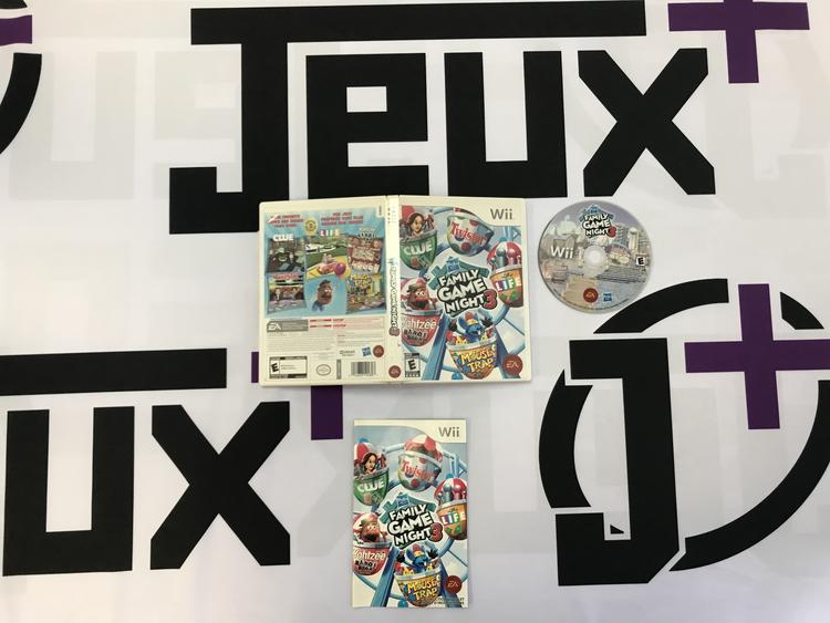 HASBRO FAMILY GAME NIGHT 3 (COMPLETE IN BOX) (usagé)