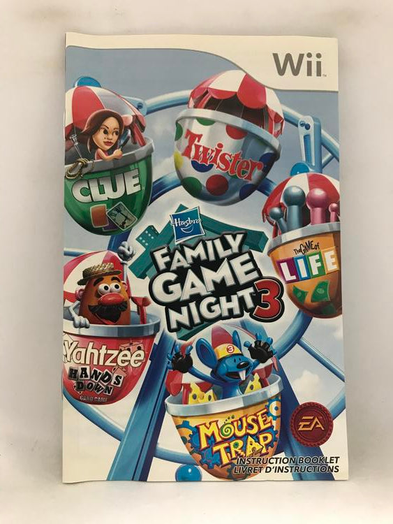 HASBRO FAMILY GAME NIGHT 3 (COMPLETE IN BOX) (usagé)