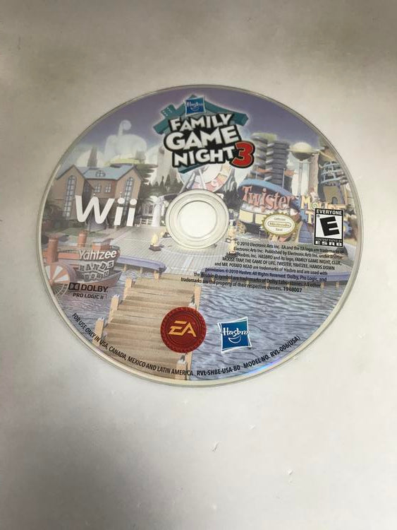 HASBRO FAMILY GAME NIGHT 3 (COMPLETE IN BOX) (usagé)