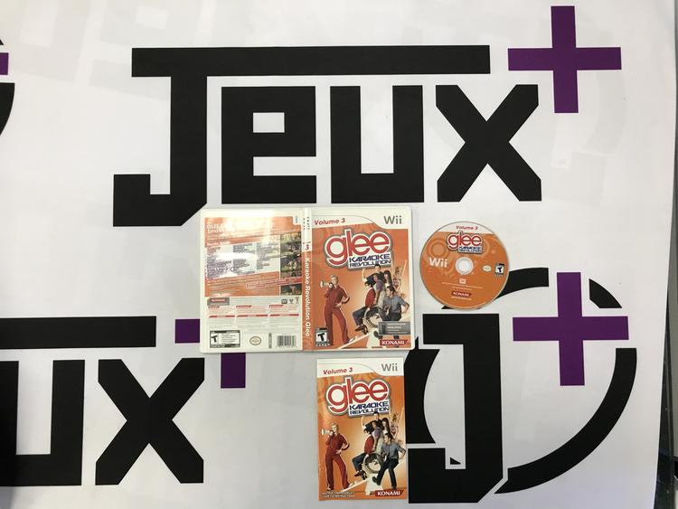 KARAOKE REVOLUTION GLEE VOLUME 3 (COMPLETE IN BOX)