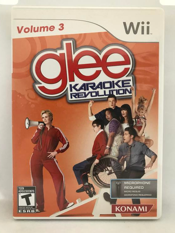 KARAOKE REVOLUTION GLEE VOLUME 3 (COMPLETE IN BOX) (usagé)