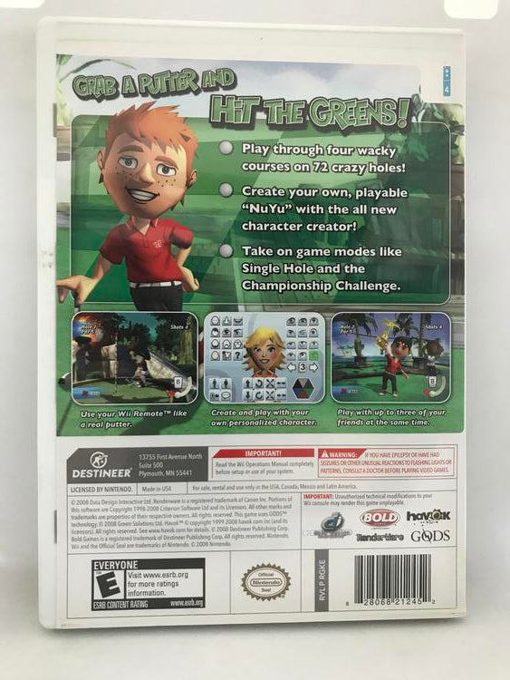 KIDZ SPORTS CRAZY GOLF (COMPLETE IN BOX) (usagé)