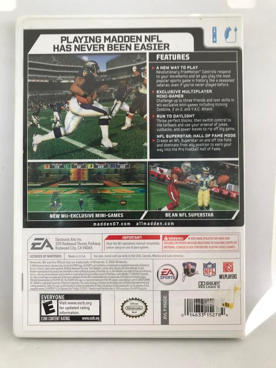 MADDEN NFL 07 (WITH BOX)