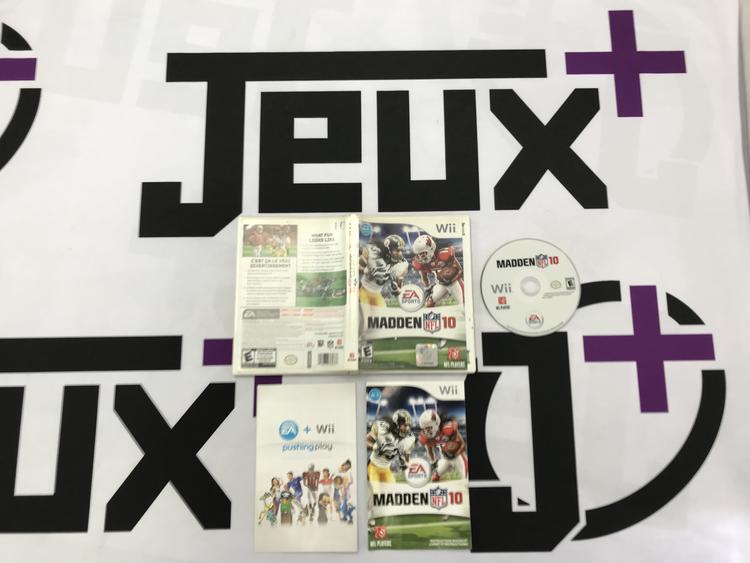 MADDEN NFL 10 (COMPLETE IN BOX) (usagé)