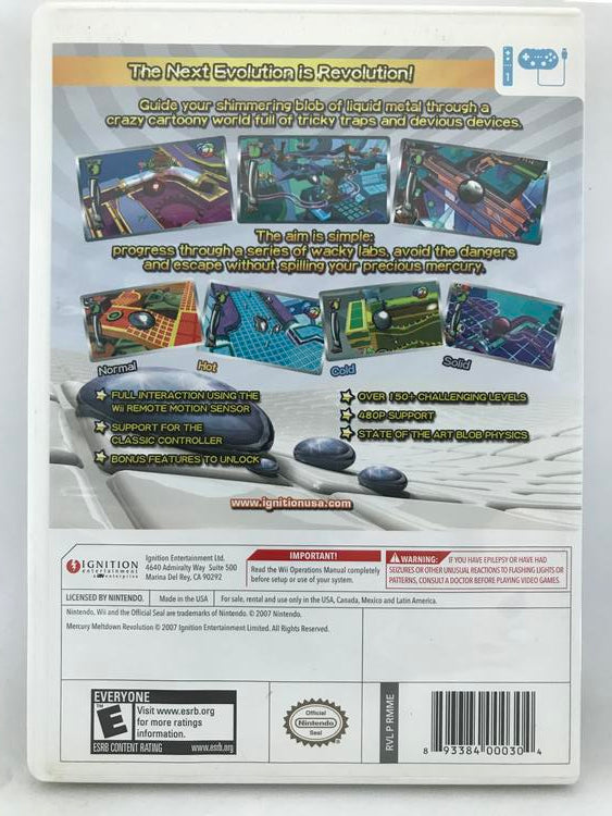 MERCURY MELTDOWN REVOLUTION (COMPLETE IN BOX) (usagé)