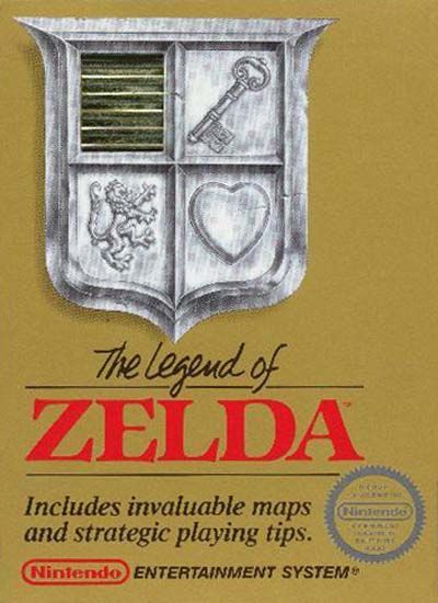 THE LEGEND OF ZELDA (COMPLETE IN BOX W/ MAP)