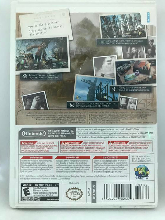 MYSTERY CASE FILES THE MALGRAVE INCIDENT (COMPLETE IN BOX) (usagé)