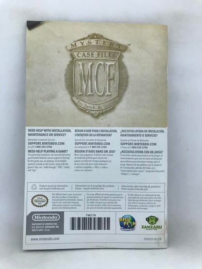 MYSTERY CASE FILES THE MALGRAVE INCIDENT (COMPLETE IN BOX)