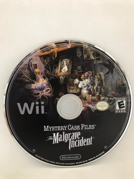 MYSTERY CASE FILES THE MALGRAVE INCIDENT (COMPLETE IN BOX)