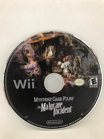 MYSTERY CASE FILES THE MALGRAVE INCIDENT (COMPLETE IN BOX)