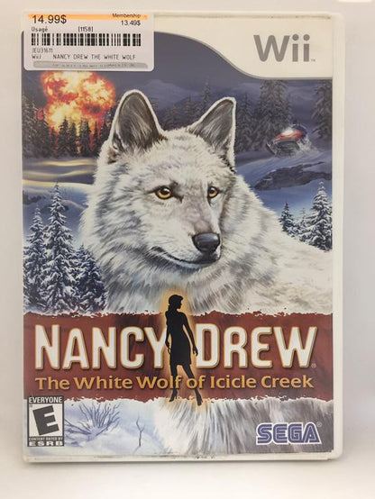 NANCY DREW THE WHITE WOLF OF ICICLE CREAM (COMPLETE IN BOX) (usagé)