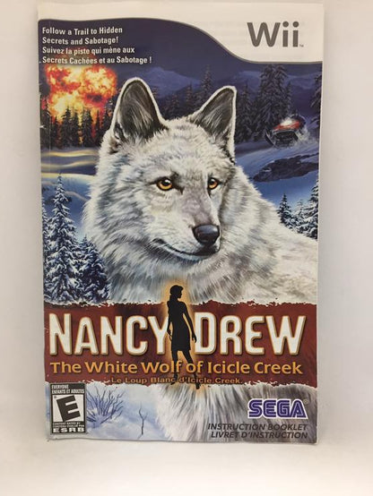 NANCY DREW THE WHITE WOLF OF ICICLE CREAM (COMPLETE IN BOX)