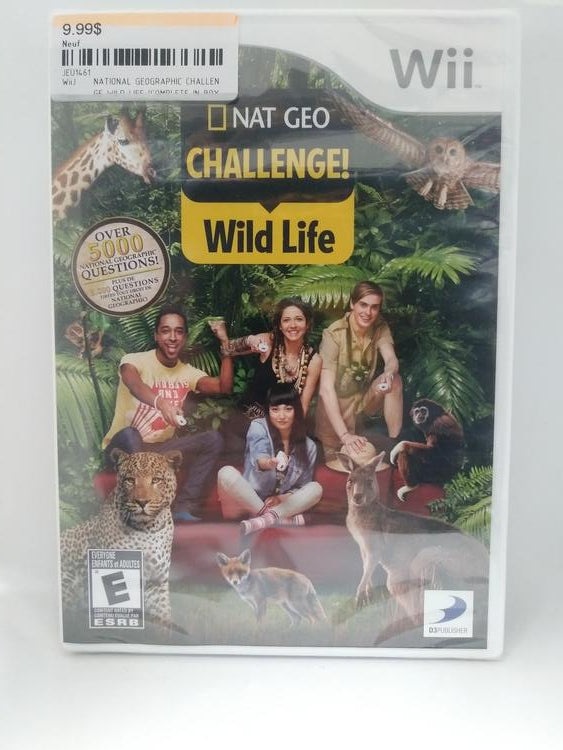NATIONAL GEOGRAPHIC CHALLENGE WILD LIFE (COMPLETE IN BOX)