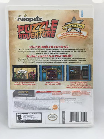 NEOPETS PUZZLE ADVENTURE (COMPLETE IN BOX) (usagé)