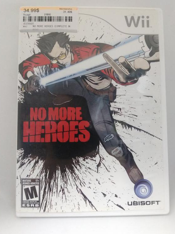 NO MORE HEROES (COMPLETE IN BOX) (usagé)