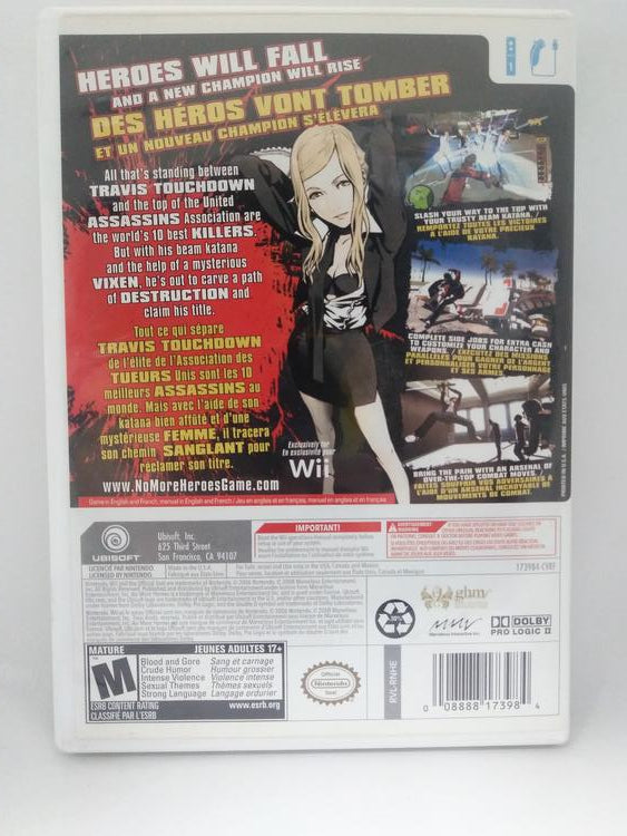 NO MORE HEROES (COMPLETE IN BOX) (usagé)