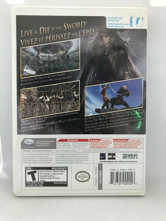 PIRATES OF THE CARIBBEAN AT WORLD'S END (COMPLETE IN BOX) (usagé)