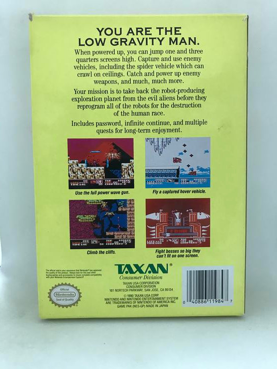 LOW G MAN (COMPLETE IN BOX) (usagé)