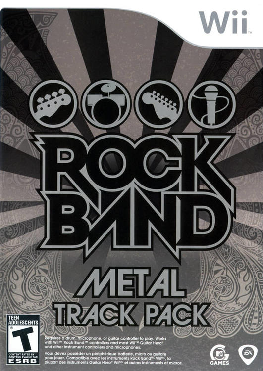 ROCK BAND METAL TRACK PACK