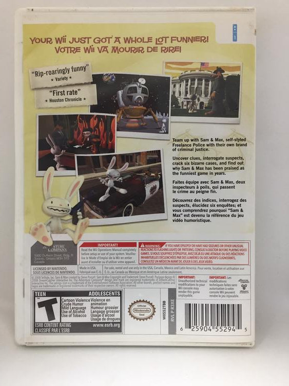 SAM & MAX SEASON ONE (COMPLETE IN BOX) (usagé)