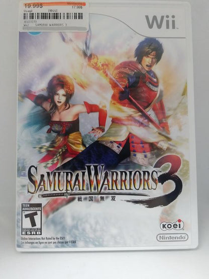 SAMURAI WARRIORS 3 (COMPLETE IN BOX)