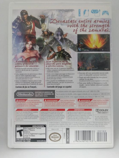 SAMURAI WARRIORS 3 (COMPLETE IN BOX) (usagé)