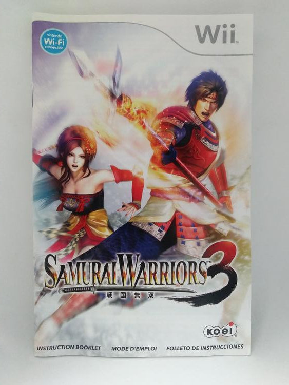 SAMURAI WARRIORS 3 (COMPLETE IN BOX) (usagé)