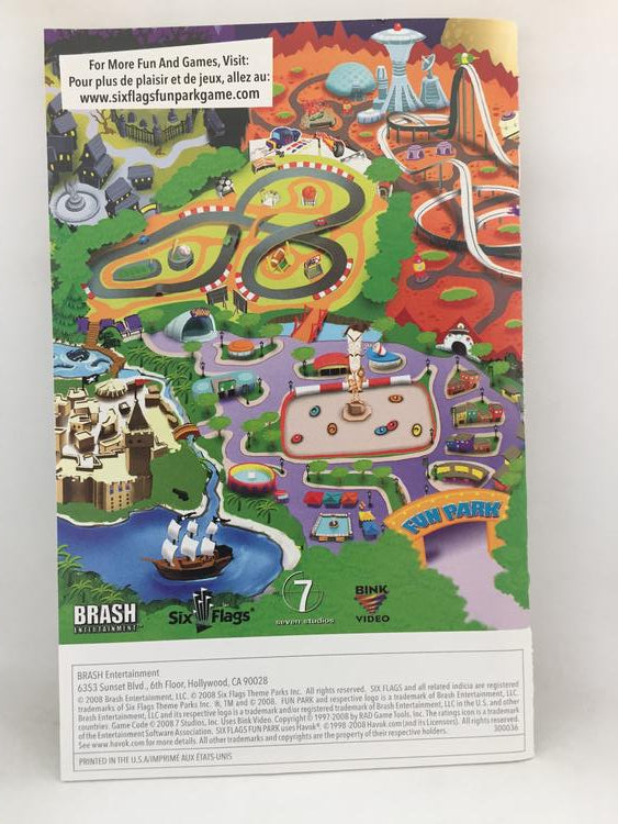 SIX FLAGS FUN PARK (COMPLETE IN BOX) (usagé)