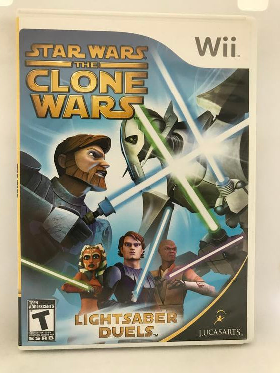 STAR WARS THE CLONES WARS LIGHTSABER DUELS (COMPLETE IN BOX) (usagé)