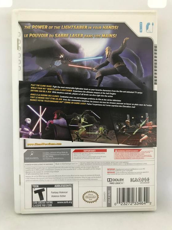 STAR WARS THE CLONES WARS LIGHTSABER DUELS (COMPLETE IN BOX) (usagé)