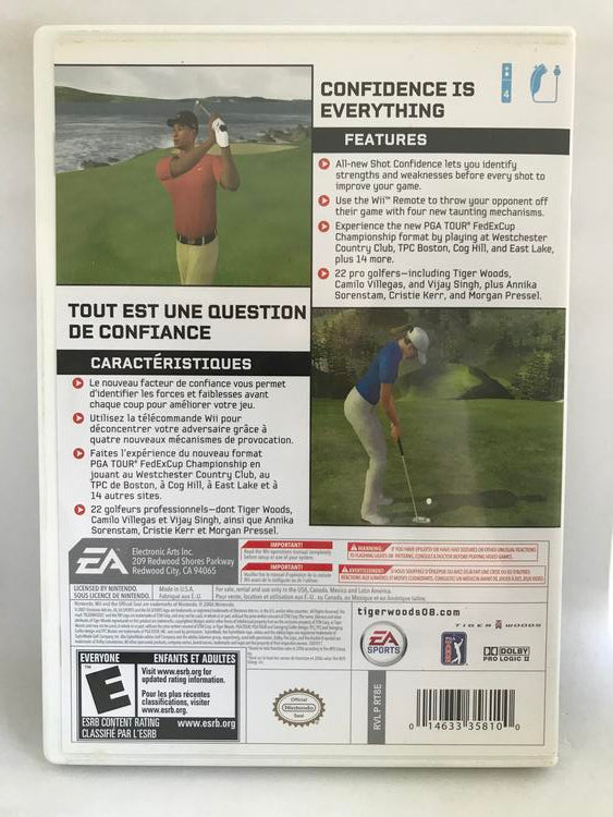 TIGER WOODS PGA TOUR 08 (COMPLETE IN BOX) (usagé)