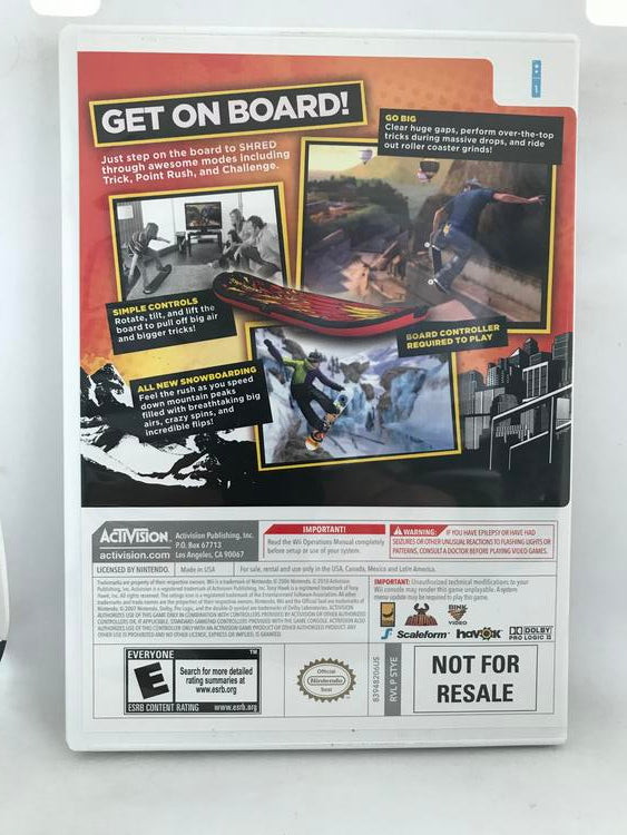 TONY HAWK SHRED (COMPLETE IN BOX)